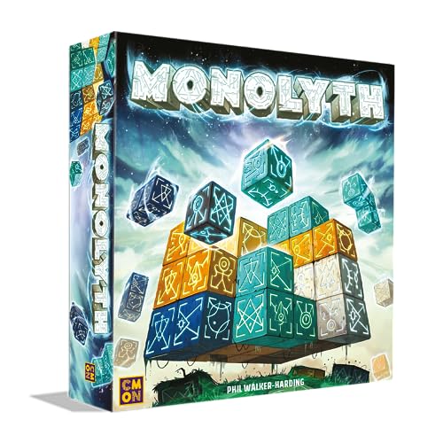 CMON, Monolyth, Familienspiel, Geschicklichkeitsspiel, 1-4 Spieler, Ab 8+ Jahren, 30 Minuten, Deutsch, Mehrsprachig von Asmodee