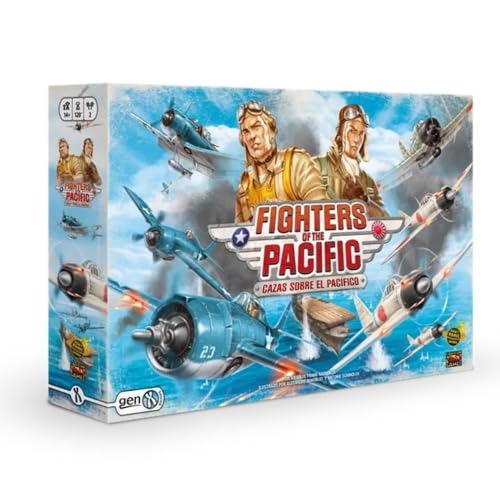 Capsicum Games - Fighters of The Pacific - Brettspiel - Alter 14+ - 2 Spieler - Mehrsprachig (Englisch & Französisch) von Asmodee