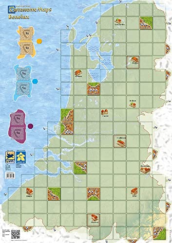 Carcassonne Maps - Benelux von Asmodee