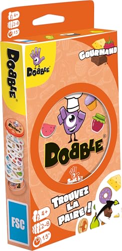 Dobble Zygomatic | Leckereien | Gesellschaftsspiel | ab 4 Jahren | 2-5 Spieler | 10 Minuten von Dobble