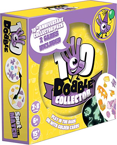 Asmodee , Dobble 10th Anniversary Collector Edition , Card Game , Ages 6+ , 2-8 Players , 15 Minutes Playing Time von Asmodee