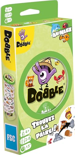 Dobble Zygomatic | Tiere | Edition 2021 | Gesellschaftsspiel | ab 6 Jahren | 2-8 Spieler | 15 Minuten von Dobble