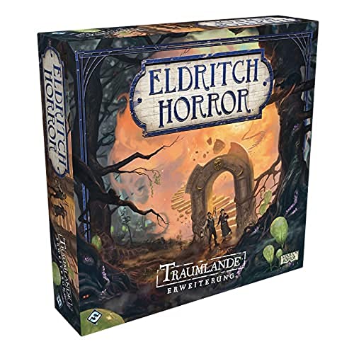 Fantasy Flight Games, Eldritch Horror – Traumlande, Erweiterung, Expertenspiel, Strategiespiel, 1-8 Spieler, Ab 14+ Jahren, 120+ Minuten, Deutsch von Fantasy Flight Games