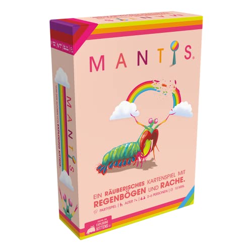Exploding Kittens, Mantis, Partyspiel, Kartenspiel, 2-6 Spieler, Ab 7+ Jahren, 10 Minuten, Deutsch Exploding Kittens, Mantis, Partyspiel, Kartenspiel, 2-6 Spieler, Ab 7+ Jahren, 10 Minuten, Deutsch von Asmodee