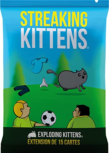 Asmodee Exploding Kittens Jeu Extension Streaking Kittens - Kartenspiel - Humor - 7+ Jahre - 2-5 Spieler - 15 Min. Spieldauer Asmodee Exploding Kittens Jeu Extension Streaking Kittens - Kartenspiel - Humor - 7+ Jahre - 2-5 Spieler - 15 Min. Spieldauer von Asmodee