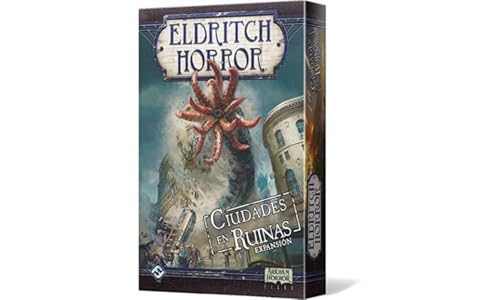 Fantasy Flight Games Eldritch Horror: Städte in Ruinen, Erweiterung, Kooperatives Brettspiel, 14 Jahre, 1 bis 8 Spieler, 2-4 Stunden pro Spiel von Fantasy Flight Games
