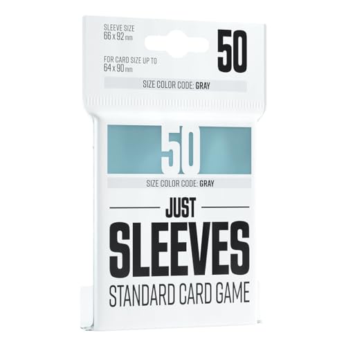 Gamegenic, Just Sleeves - Standard Card Game Clear, Size Color Code: Gray von Gamegenic