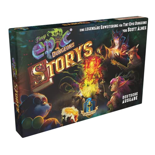 Gamelyn Games, Tiny Epic: Dungeons – Storys, Erweiterung, Familienspiel, Dungeon Crawler, 1-4 Spieler, Ab 12+ Jahren, 30+ Minuten, Deutsch von Gamelyn Games