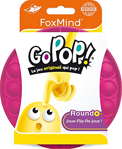Go PoP ! Roundo – Das Logikspiel mit Touchscreen – Original und geniale von Foxmind ! – Zufällige Farbe: Blau oder Grün oder Rosa von Asmodee