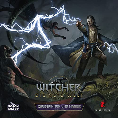 Go on Board | The Witcher: Die alte Welt – Zauberinnen und Magier | Erweiterung | Expertenspiel | Brettspiel | 1-5 Spieler | Ab 14+ Jahren | 90-150 Minuten | Deutsch von Asmodee