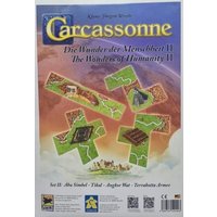 Hans im Glück HIGD0128 - Carcassonne, Die Wunder der Menschheit II, Erweiterung von Asmodee