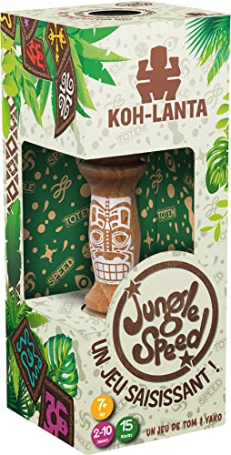 Asmodee - Jungle Speed: KOH-Lanta – Schnelligkeits- und Stimmungsspiel für Kinder ab 7 Jahren – Version aus umweltfreundlichem Holz – mit Aufbewahrungstasche – 2 bis 10 Spieler – 15 Minuten – Asmodee - Jungle Speed: KOH-Lanta – Schnelligkeits- und Stimmungsspiel für Kinder ab 7 Jahren – Version aus umweltfreundlichem Holz – mit Aufbewahrungstasche – 2 bis 10 Spieler – 15 Minuten – von Asmodee