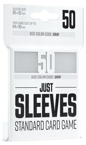 Gamegenic, Just Sleeves - Standard Card Game White, Size Color Code: Gray von Gamegenic