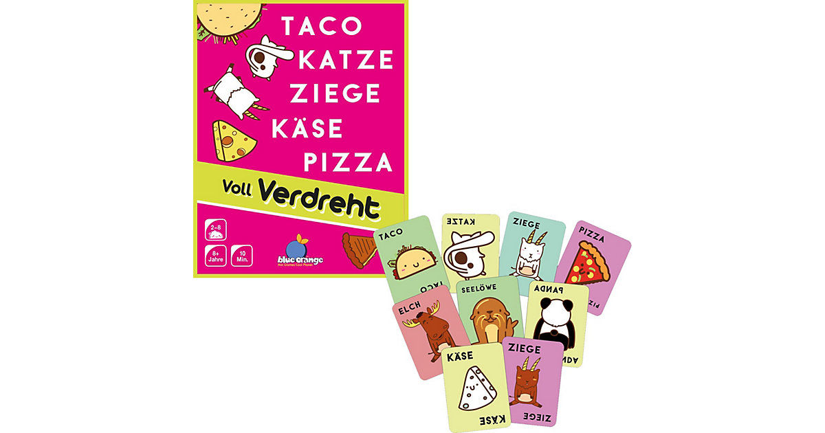 Kartenspiel Voll Verdreht Taco Katze Ziege Käse von Asmodee