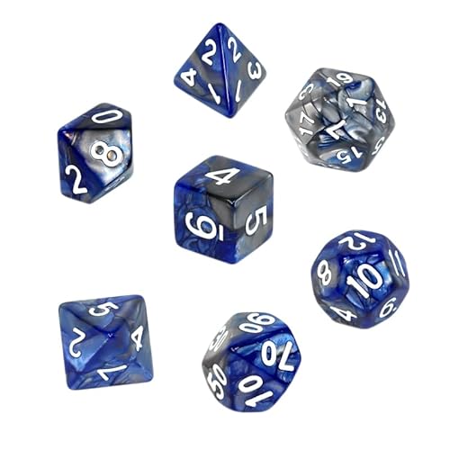 Knochen-Set REBEL RPG - Bicolor - Blau-Grau Knochen-Set REBEL RPG - Bicolor - Blau-Grau von Rebel