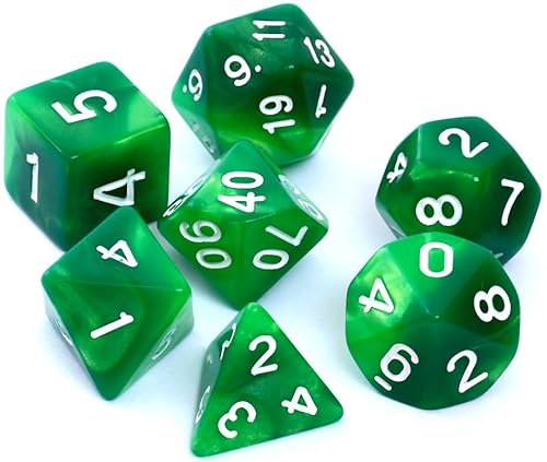 Knochen-Set REBEL RPG - Bicolor - Grün-Gelb von Rebel