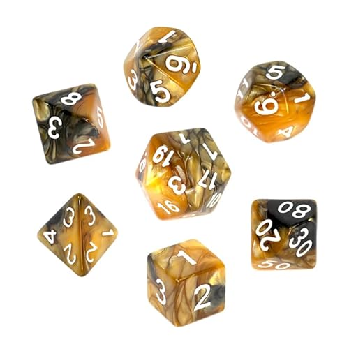 Knochen-Set REBEL RPG - Bicolor - Schwarz-Gold von Rebel