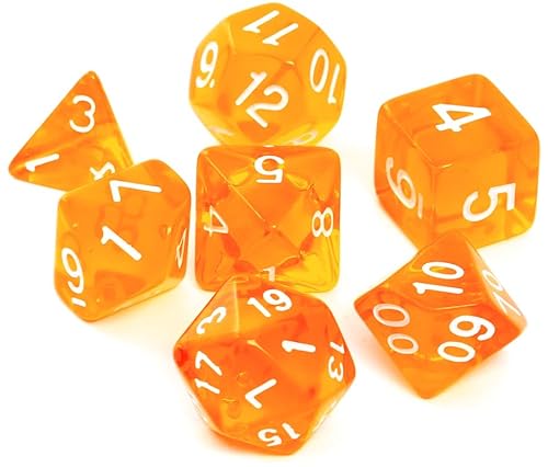 Knochen-Set REBEL RPG - Kristall - Orange von Rebel