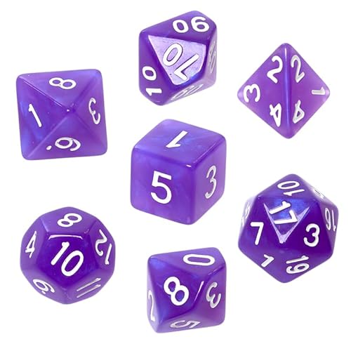 Knochen Set REBEL RPG - Mondsteine - Amethyst von Rebel