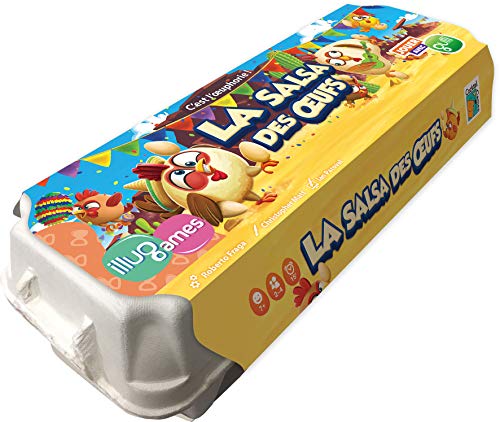 ASMODEE - LA Salsa des OEUFS - Gesellschaftsspiel für Kinder ab 7 Jahren - Action- und Geschwindigkeitsspiel zum Spielen mit der Familie - Turbulente Eier - 2 bis 4 Spieler - 15 min - Französische ASMODEE - LA Salsa des OEUFS - Gesellschaftsspiel für Kinder ab 7 Jahren - Action- und Geschwindigkeitsspiel zum Spielen mit der Familie - Turbulente Eier - 2 bis 4 Spieler - 15 min - Französische von Asmodee