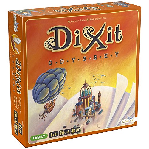 Libellud, Dixit Odyssey, Grundspiel, Familienspiel, Kartenspiel, 3-12 Spieler, Ab 8+ Jahren, 30+ Minuten, Deutsch von Libellud