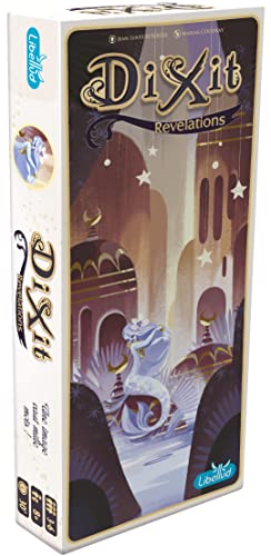 Libellud | Dixit Erweiterung: Revelations (Edition 2022) | Kommunikationsspiel | Alter: 8+ | 3 bis 6 Spieler | Spielzeit: 30 min von Asmodee