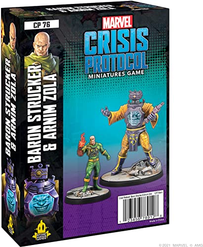 Atomic Mass Games - Marvel Crisis Protocol - Baron Von Strucker & Arnim Zola - Englisches Miniaturspiel von Atomic Mass Games