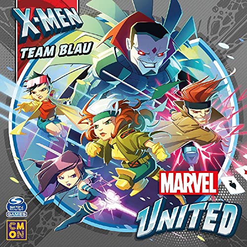 CMON | Marvel United: X-Men – Team Blau | Erweiterung | Familienspiel | Brettspiel | 1-7 Spieler | Ab 10+ Jahren | 40 Minuten | Deutsch von CMON