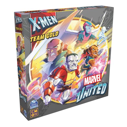 CMON, Marvel United: X-Men – Team Gold, Erweiterung, Familienspiel, Brettspiel, 1-7 Spieler, Ab 10+ Jahren, 40 Minuten, Deutsch von CMON