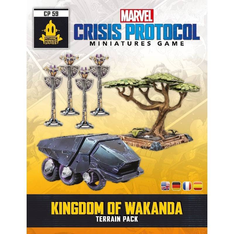 Marvel: Crisis Protocol - Kingdom of Wakanda Terrain Pack (Geländeset Königreich Wakanda) von Asmodee