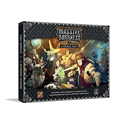 CMON Upgrade Pack: Massive Darkness 2 - Sammelkartenspiel mit 267 Teilen für 1-6 Spieler ab 14 Jahren von CMON