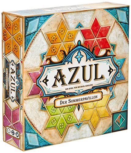 Next Move Games, Azul – Der Sommerpavillon, Grundspiel, Familienspiel, 2-4 Spieler, Ab 8+ Jahren, 30-45 Minuten, Deutsch von Next Move Games