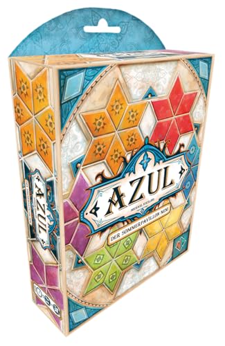 Next Move Games, Azul: Der Sommerpavillon Mini, Familienspiel, 2-4 Spieler, Ab 8+ Jahren, 30-45 Minuten, Deutsch von Next Move Games