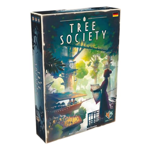 Next Move Games, Tree Society, Familienspiel, Brettspiel, 2-4 Spieler, Ab 8+ Jahren, 45 Minuten, Deutsch von Next Move Games