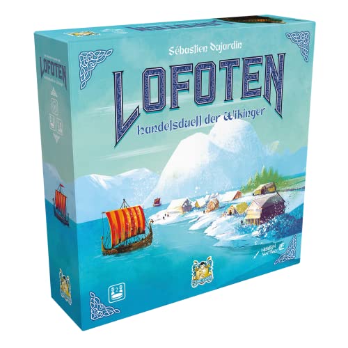 Pearl Games | Lofoten: Handelsduell der Wikinger | Familienspiel | Brettspiel | 2 Spieler | Ab 12+ Jahren | 40 Minuten | Deutsch von Asmodee