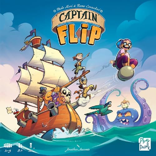 PlayPunk, Captain Flip, Familienspiel, Legespiel, nominiert zum Spiel des Jahres 2024, 2-5 Spieler, Ab 8+ Jahren, 20 Minuten, Deutsch, Mehrfarbig, Bunt PlayPunk, Captain Flip, Familienspiel, Legespiel, nominiert zum Spiel des Jahres 2024, 2-5 Spieler, Ab 8+ Jahren, 20 Minuten, Deutsch, Mehrfarbig, Bunt von PlayPunk