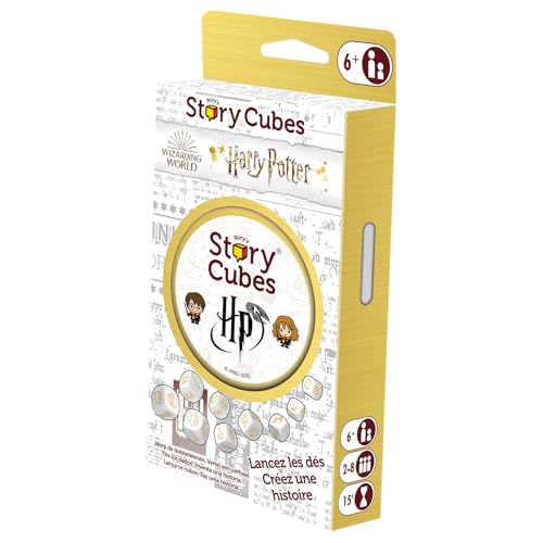 Asmodee - RORY'S Story Cubes Harry Potter – Gesellschaftsspiel für Erwachsene & Kinder ab 6 Jahren – Würfelspiele Geschichtengenerator – für Fans des Zauberers – 2 bis 8 Spieler – 15 Minuten von Asmodee