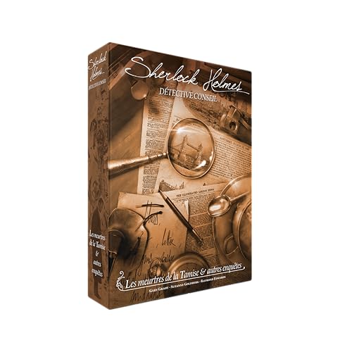 Sherlock Holmes SCSHDC01FR Detektiv-TIPP: Die Morde an der Themse & andere Ermittlungen, Mehrfarbig, 180 Stück (1er Pack) - Französische Sprache von Sherlock Holmes