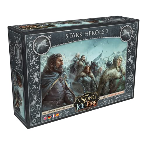 CMON, A Song of Ice & Fire – Helden von Haus Stark III, Erweiterung, Tabletop, 2 Spieler, Ab 14+ Jahren, 45-60 Minuten, Deutsch, Mehrsprachig von CMON