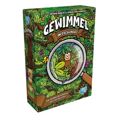 Space Cow, Gewimmel im Dschungel, Kinderspiel, Kartenpiel, 2-4 Spieler, Ab 6+ Jahren, 20 Minuten, Deutsch von Asmodee