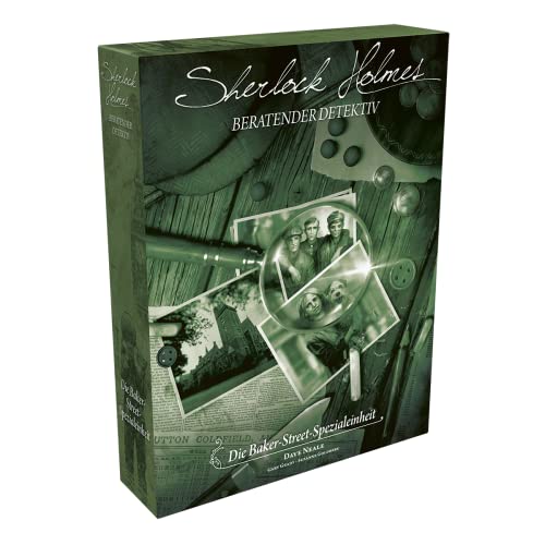 Space Cowboys, Sherlock Holmes: Beratender Detektiv – Die Baker-Street-Spezialeinheit, Kennerspiel, Rätselspiel, 1-8 Spieler, Ab 14+ Jahren, 90 Minuten, Deutsch Space Cowboys, Sherlock Holmes: Beratender Detektiv – Die Baker-Street-Spezialeinheit, Kennerspiel, Rätselspiel, 1-8 Spieler, Ab 14+ Jahren, 90 Minuten, Deutsch von Asmodee