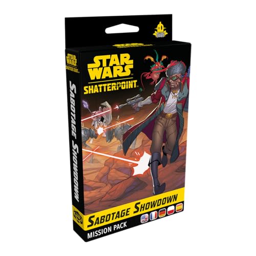 Atomic Mass Games , Star Wars: Shatterpoint – Sabotage Showdown , Mission Pack Erweiterung , Tabletop , 2 Spieler , Ab 14+ Jahren , 90-120 Minuten , Deutsch , Mehrsprachig von Atomic Mass Games