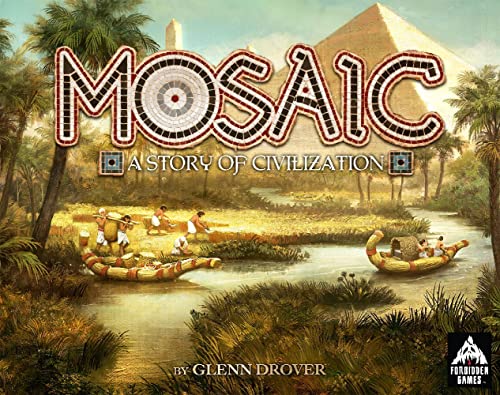 Sylex Edition| Mosaic: Eine Geschichte der Zivilisation, Expertenspiel, Strategiespiel, 1-6 Spieler, Ab 14+ Jahren, 120 Minuten, Deutsch von Asmodee