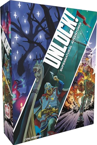 Unlock 12 – Supernatural Adventures – Gesellschaftsspiel – für 1 bis 6 Spieler – ab 10 Jahren – französische Version, SCUNL12FR - Französische Sprache von Asmodee