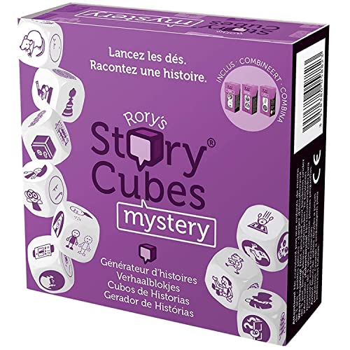 Asmodee ASMRSC29ML1 Story Cubes: Mystery-mehrsprachig, bunt von Asmodee