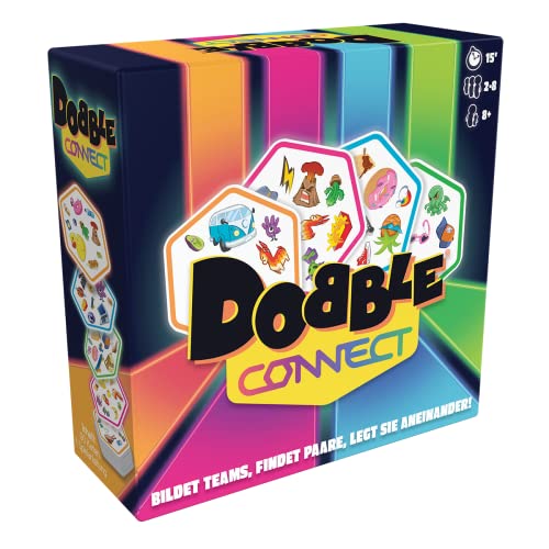 Zygomatic | Dobble Connect | Familienspiel | Kartenspiel | 2-8 Spieler | Ab 8+ Jahren | 15 Minuten | Deutsch von Asmodee