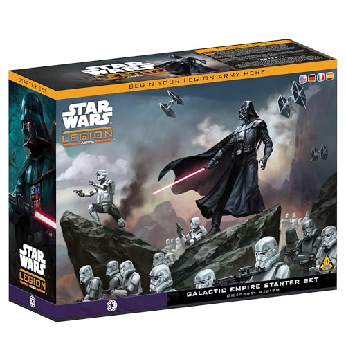 asmodee, Star Wars: Legion – Galactic Empire Starter Set (Galaktisches Imperium-Starterset), Atomic Mass Games, Tabletop, 2 Spieler, 14+ Jahre, 120-180 Minuten, Deutsch, Mehrsprachig von Asmodee