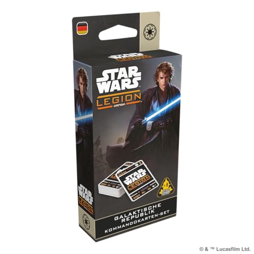 asmodee, Star Wars: Legion – Galaktische Republik Kommando-Kartenset, Atomic Mass Games, Erweiterung, Tabletop, 2 Spieler, 14+ Jahre, 120-180 Minuten, Deutsch asmodee, Star Wars: Legion – Galaktische Republik Kommando-Kartenset, Atomic Mass Games, Erweiterung, Tabletop, 2 Spieler, 14+ Jahre, 120-180 Minuten, Deutsch von Asmodee