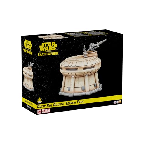 asmodee, Star Wars: Shatterpoint – Outer Rim Outpost, Terrain-Expansion, Atomic Mass Games, Tabletop, 2 Players, from Age 14+, 90-120 Minutes, English, French und Spanish von Asmodee