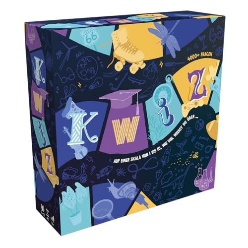 Les Éditions de base, KWIZ, Familienspiel, Quizspiel, 2-16 Spieler, Ab 14+ Jahren, 45 Minuten, Deutsch von asmodee